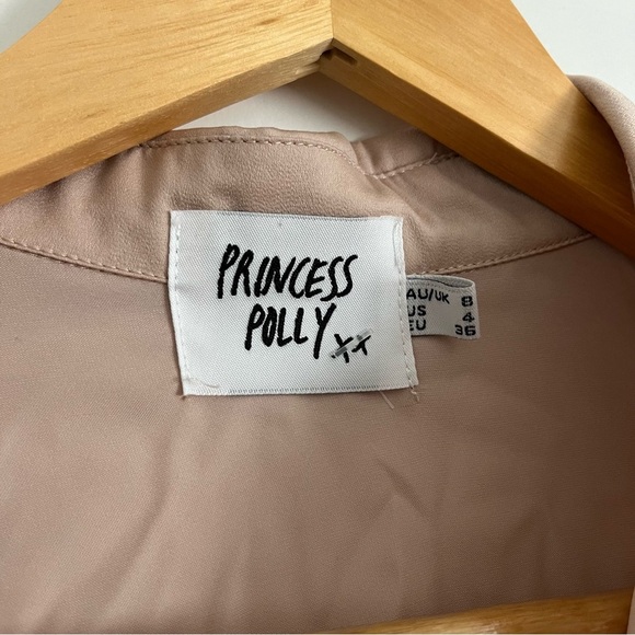 Princess Polly Ryker Mini Dress in Beige - Picture 6 of 7